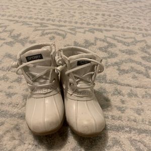 Sperry toddler girl duck boots size 7